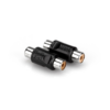 Hosa GRA-101 Couplers, RCA to Same, 2 pc