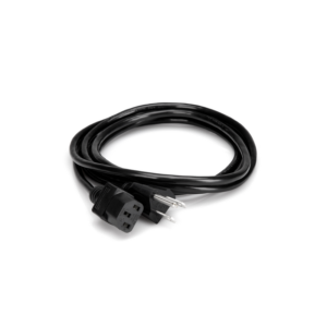 Hosa PWC-141.5 Power Cord, IEC C13 to NEMA 5-15P, 1.5 ft